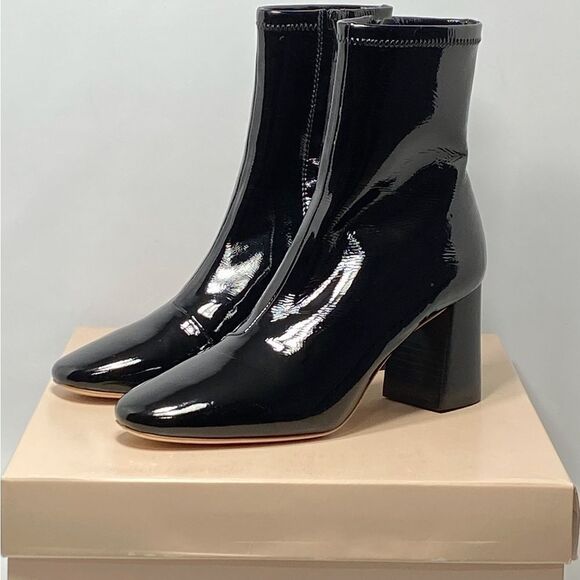 Loeffler Randall Elise Patent Leather Booties size 7 - Picture 10 of 12